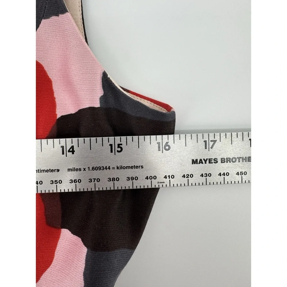 Kate Spade New York‎ Colorblock Pink Red Black Tank Maxi Dress Size 4 NWT